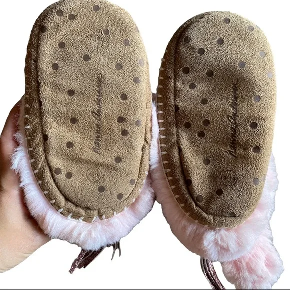 Hanna Andersson Pink Unicorn Slippers Size 9-10 - Picture 8 of 11